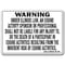 Signmission 14 in Height, 10 in Width, Plastic, 10" x 14", WS-Illinois Equine WS-Illinois Equine - alternate 1